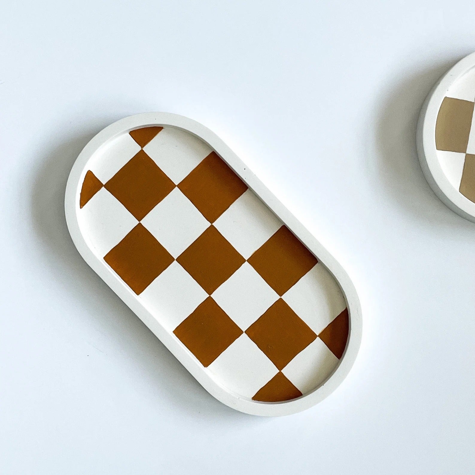 Checkered Catch All Tray.