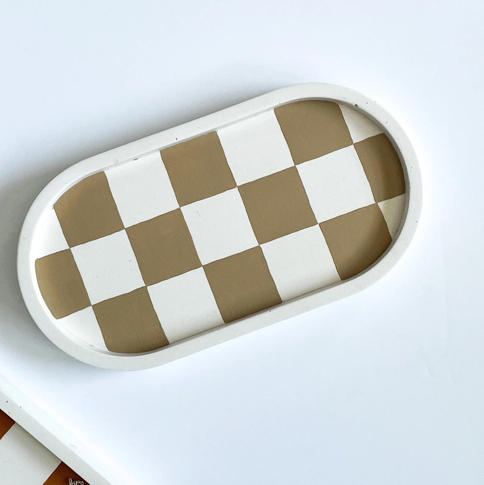 Checkered Catch All Tray.