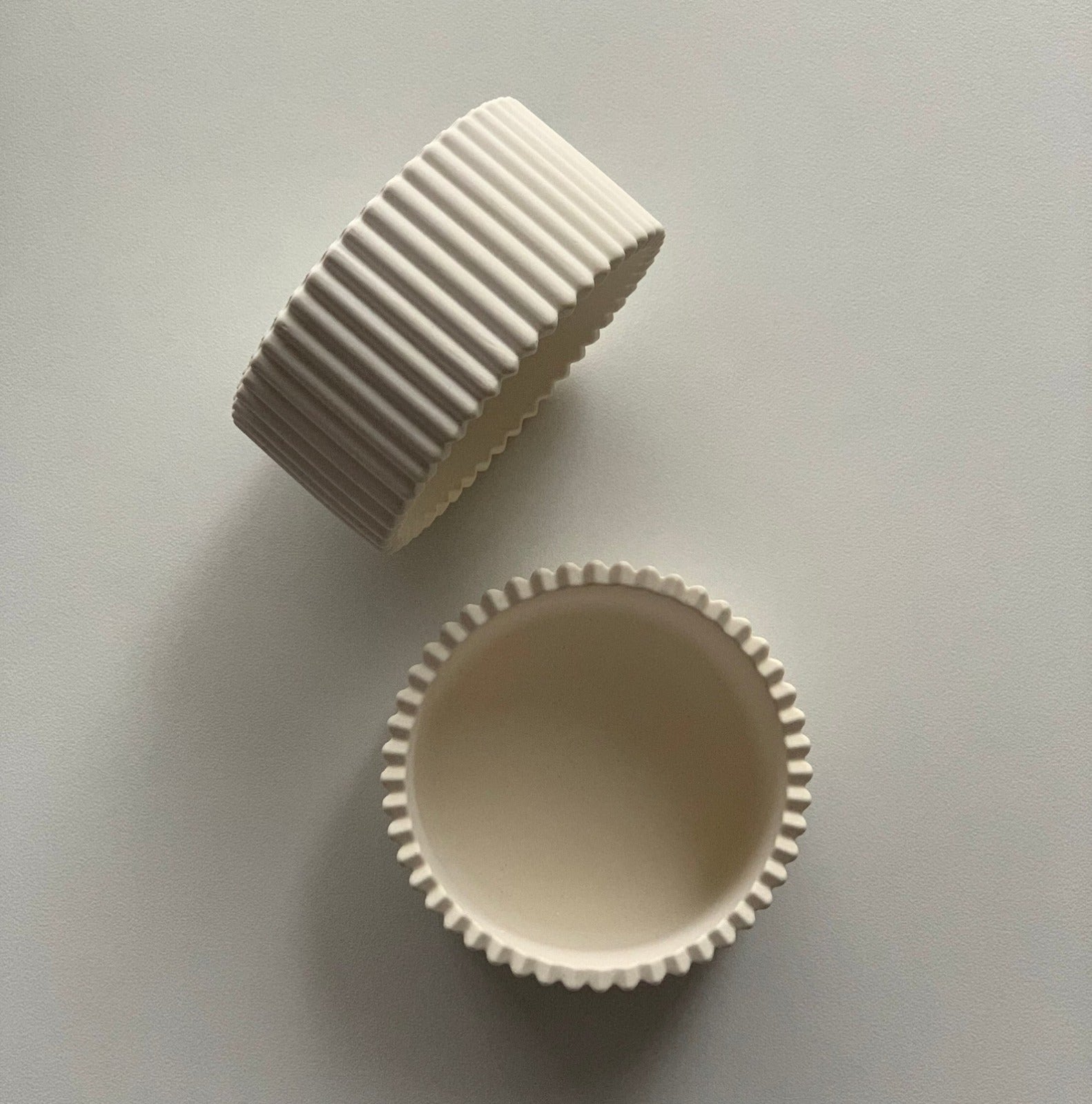 Minimalistic Ribbed trinket box |Jewellery box | Jewellery storage