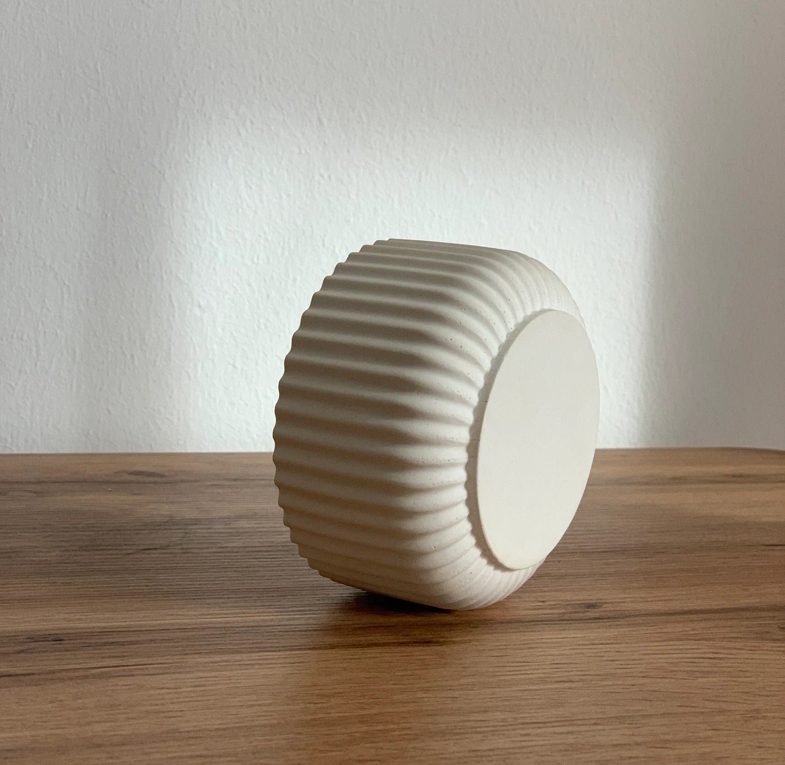 10cm Ribbed Decorative Bowl, Minimalist Bowl, Homeware, Neutral Decor